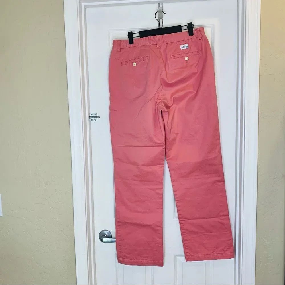 Vineyard Vines Chinos, 33x32 Pink Salmon, Breaker Pant - Picture 6 of 8
